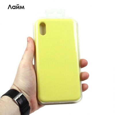 Панель Soft Touch для iPhone XS Max, 007001 Красный