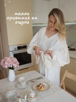 Салфетки на стол тканевые льняные декоративные 35х35 4 шт