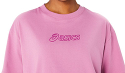 Женская теннисная футболка Asics Logo T-Shirt - Розовый
