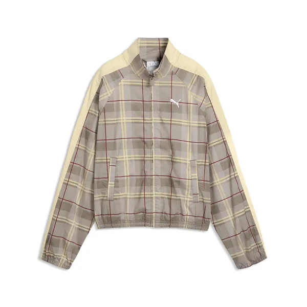 Ветровка женская PUMA T7 Relaxed Tartan Woven Jacket