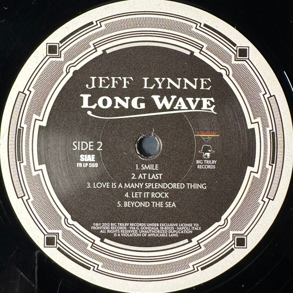 Jeff Lynne ‎– Long Wave (Италия 2012г.)