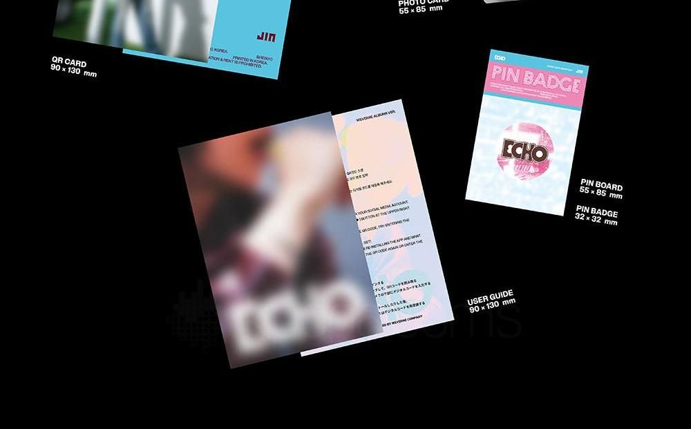 Альбом JIN - ECHO 2nd Mini Album WVS ALBUMS Version