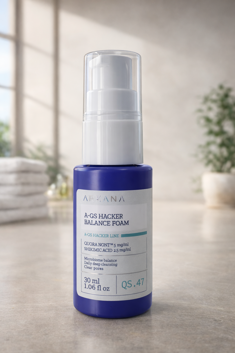 A-QS Hacker Balance Foam - Пенка для лица, регулирующая микробиом, 30 мл