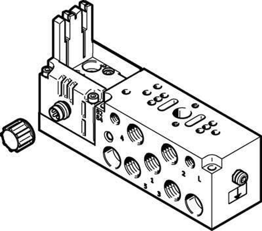 VMPA2-IC-AP-1 Монтажная плита VMPA2-IC-AP-1 Монтажная плита