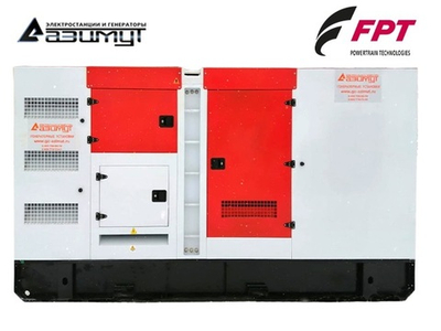 Дизельный генератор Азимут АД-350С-Т400-2РКМ20 FTP-Iveco в кожухе с автозапуском