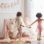 Накидка розовая со звездочками (3-6 лет)
