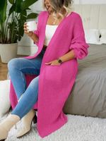 Трикотаж вязанный, косичка мелкая, розовый яркий, хлопок MARNI