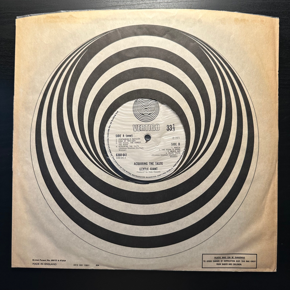 Gentle Giant - Acquiring The Taste (Англия 1971г.)