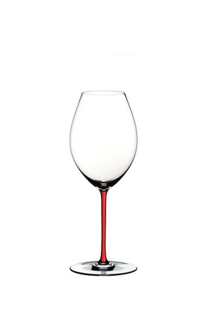 Бокал для красного вина 650мл Riedel Fatto a Mano Old World Syrah с красной ножкой