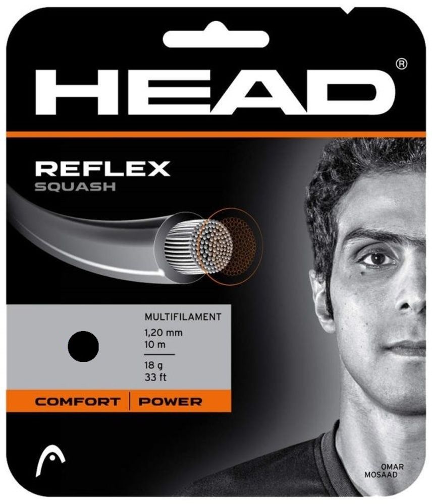 Струны для сквоша Head Reflex (10 m) - black