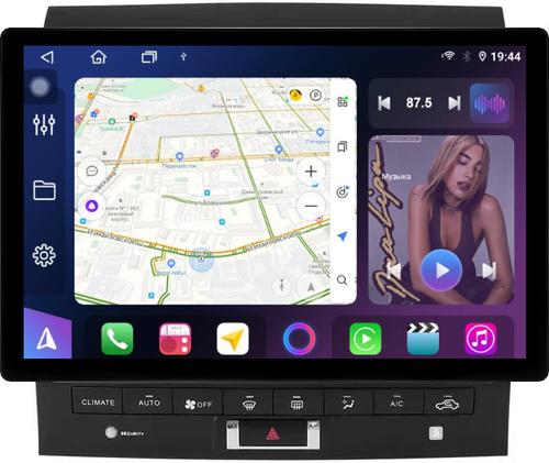 Магнитола для Toyota Land Cruiser 200 2007-2009 (климат на ШГУ) - FarCar GX877 монитор 13" 2K QLED на Android 14, S500+TS20, Быстрейшая,  CarPlay, 4G SIM-слот