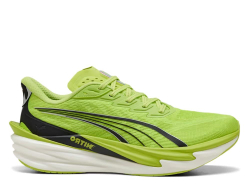 Мужские беговые кроссовки Puma Deviate Nitro 4 Sunny LimePUMA Black M Лимонно-чёрные