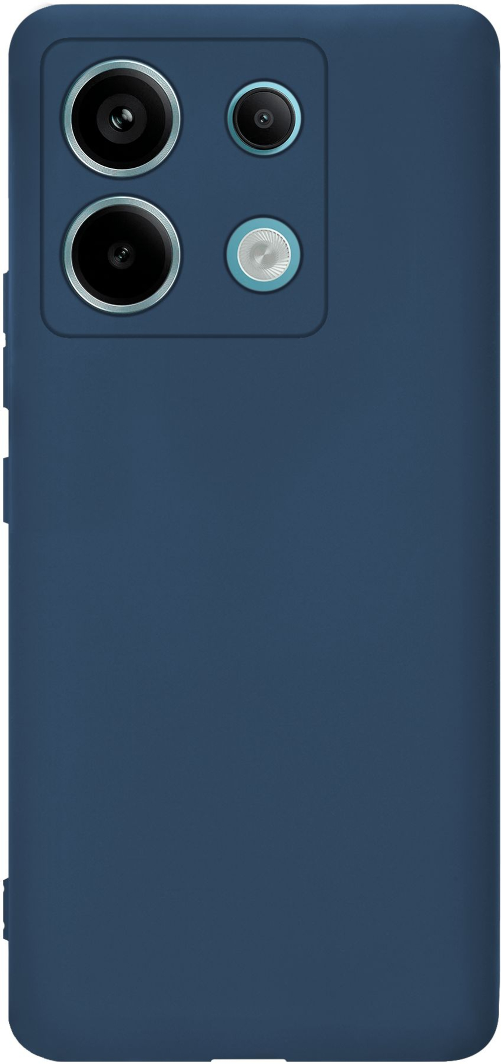 Мягкий Soft Touch чехол из силикона для XIAOMI REDMI NOTE 13 PRO 5G / POCO X6 (не PRO!) с бархатной подкладкой