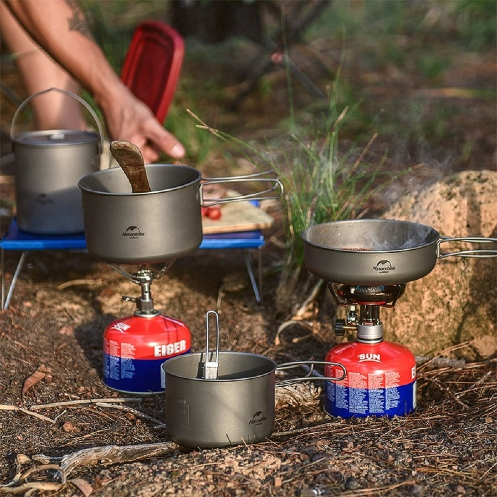 Котелок титановый Naturehike Tdg01 0,8L NH18T101-A