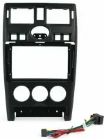 Магнитола для Lada Priora 2007-2013 (рамка черная) - Kuberg OL-9066-1 QLed, Android 12, Быстрая, CarPlay, 4G SIM-слот