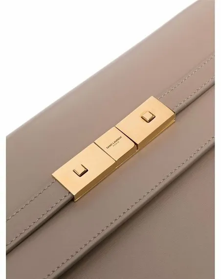 Сумка Saint Laurent Manhattan Baguette бежевый