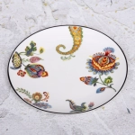 Тарелка керамическая «Paradise flowers» 17,5*1,6см