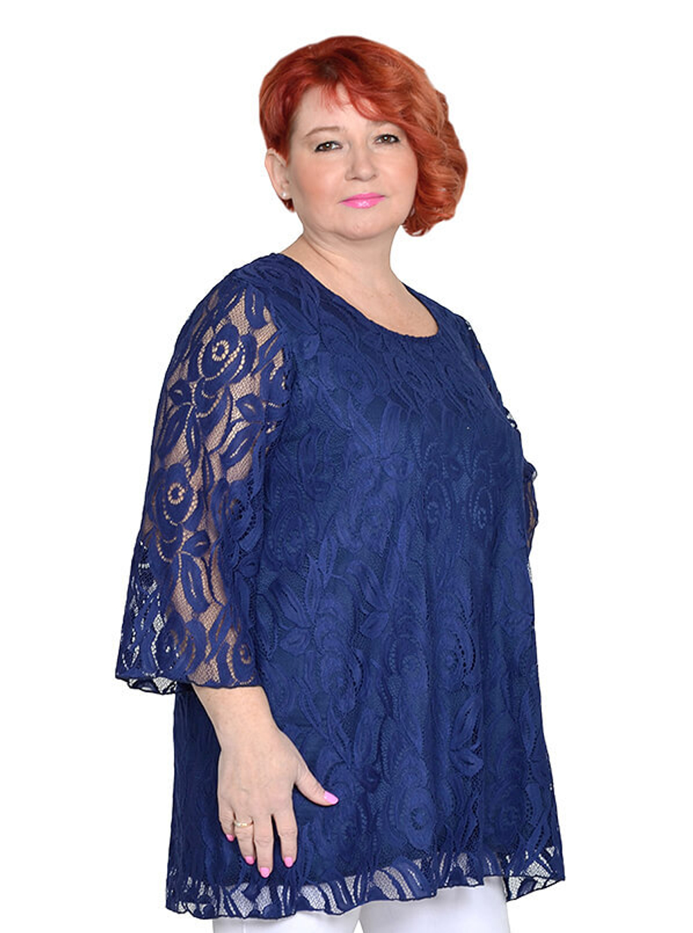 Туника с кружевом Ангара