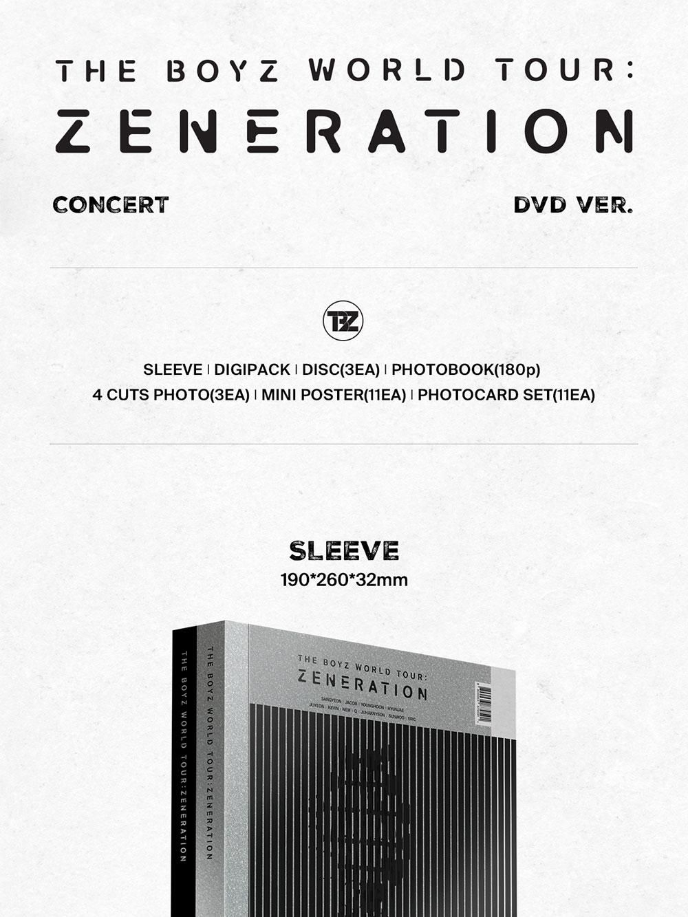 видео THE BOYZ - ZENERATION 2nd WORLD TOUR DVD