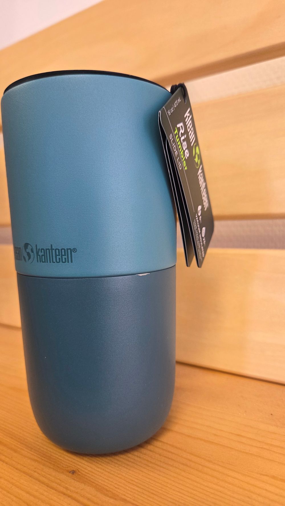 Термостакан Klean Kanteen Rise Tumbler Slide Lid 16oz (473 мл) Brittany Blue (скол)
