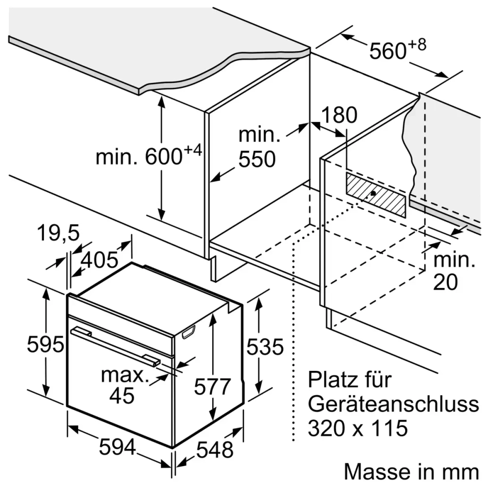 Духовой шкаф Bosch HBG7741B1