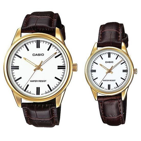 Парные часы Casio Standard: MTP-V005GL-7AUDF и LTP-V005GL-7AUDF