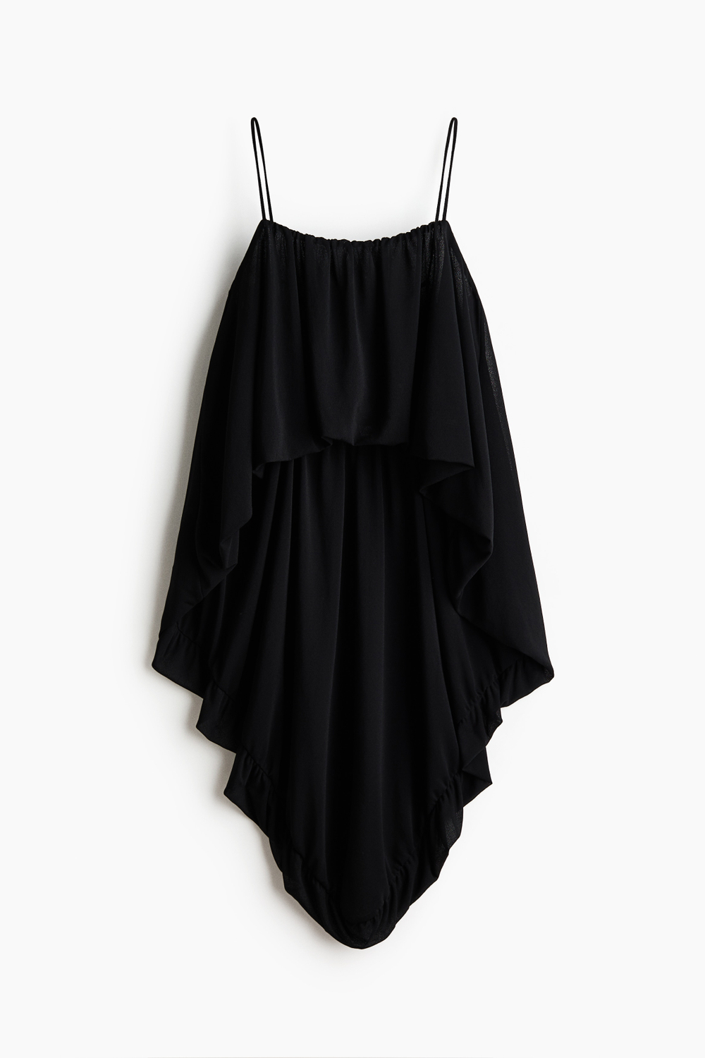 Топ на бретелях с коротким передом и длинной спинкой - H&M