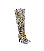 Сапоги казаки на шпильке Versace Jeans Couture - разноцветная(73VA3S82ZS371)