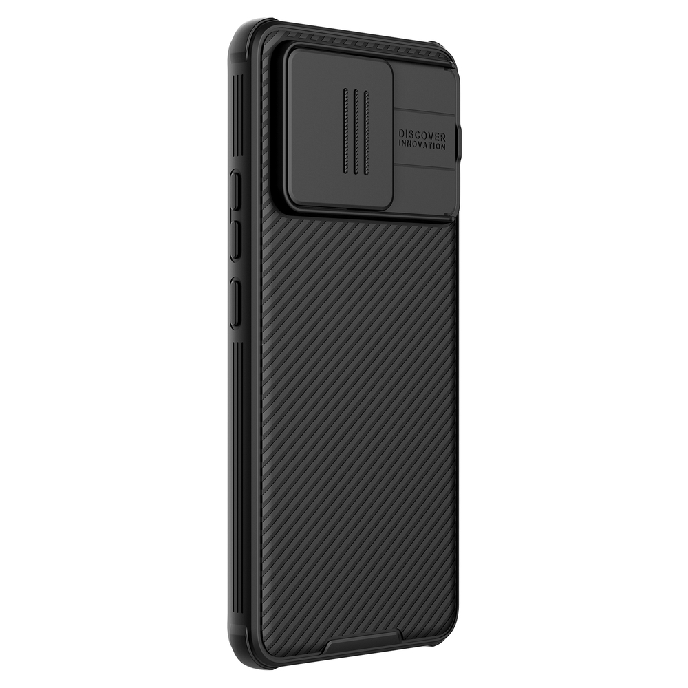 Чехол от Nillkin с защитной шторкой и с встроенным круглым магнитом для Xiaomi Poco F6 Pro, серия CamShield Pro Magnetic Case