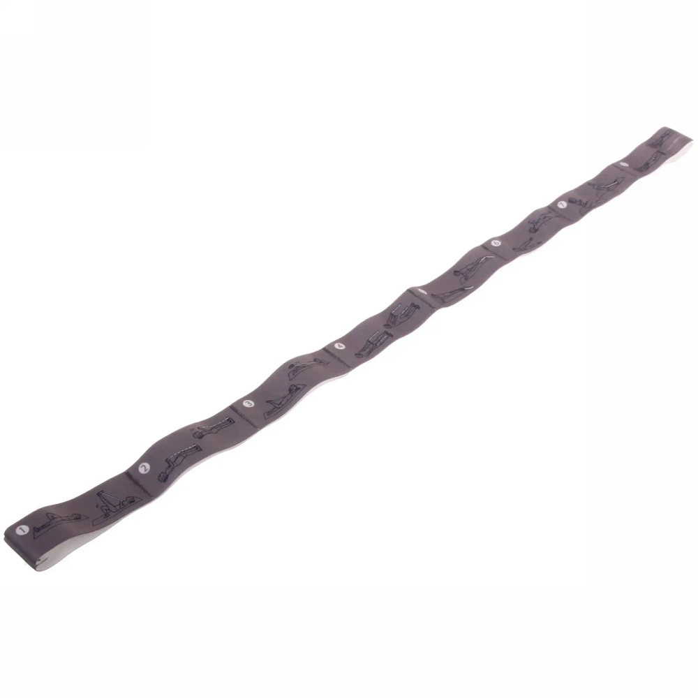 Резинка для фитнеса Stretch 95*4 с упражнениями, микс
