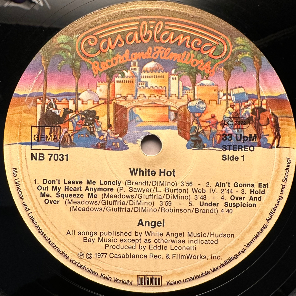 Angel - White Hot (Германия 1977г.)