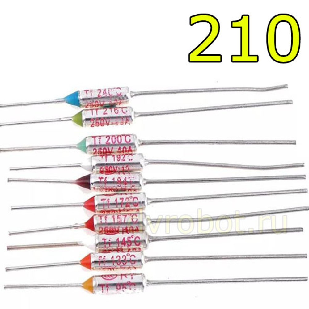 Термопредохранитель 250V/10A - 210°C