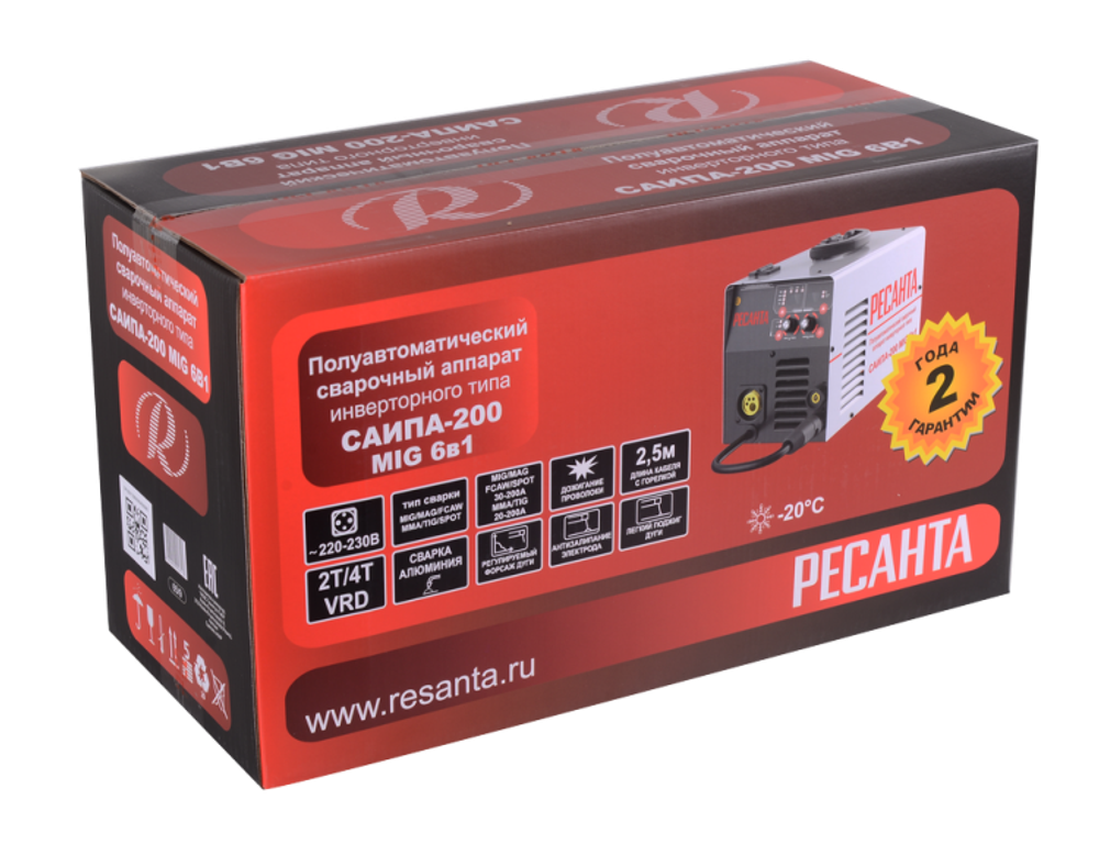 Сварочный аппарат РЕСАНТА САИПА-200