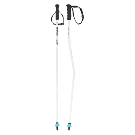 HEAD 381065 World Cup SG JR палки горнолыжные юниорские 16 mm/Bent white/black/speed blue