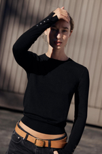 БАЗОВЫЙ ТРИКОТАЖНЫЙ СВИТЕР — ZARA