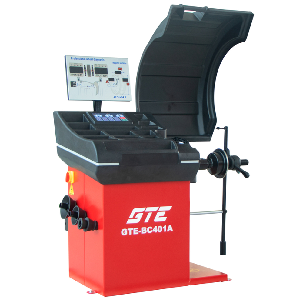 Станок балансировочный 220В 10"- 30"автоматический GTE