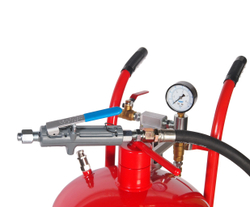 Аппарат пескоструйный 38л шланг 1/2", 250PSI JTC