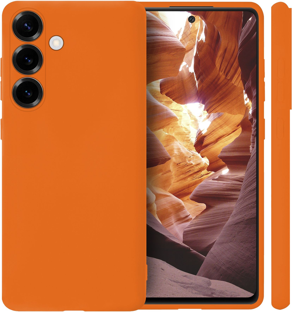 Мягкий Soft Touch чехол из силикона для SAMSUNG GALAXY S25 PLUS с бархатной подкладкой