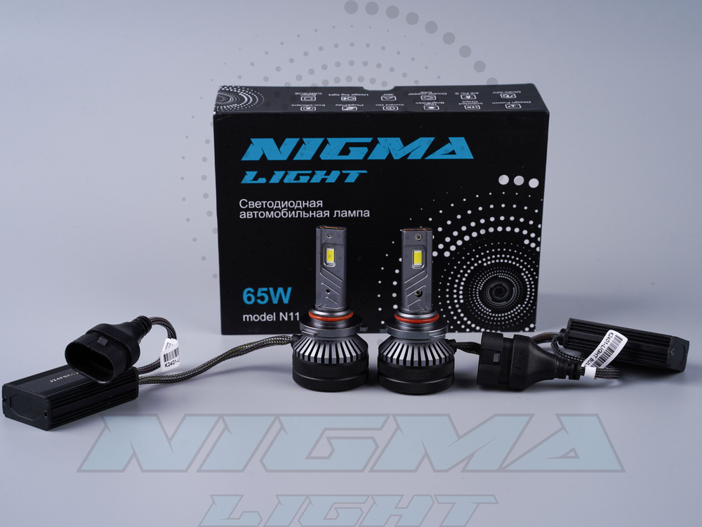 Лампа светодиодная NIGMA N11 65W 12-24v Canbus 14 000LM H4