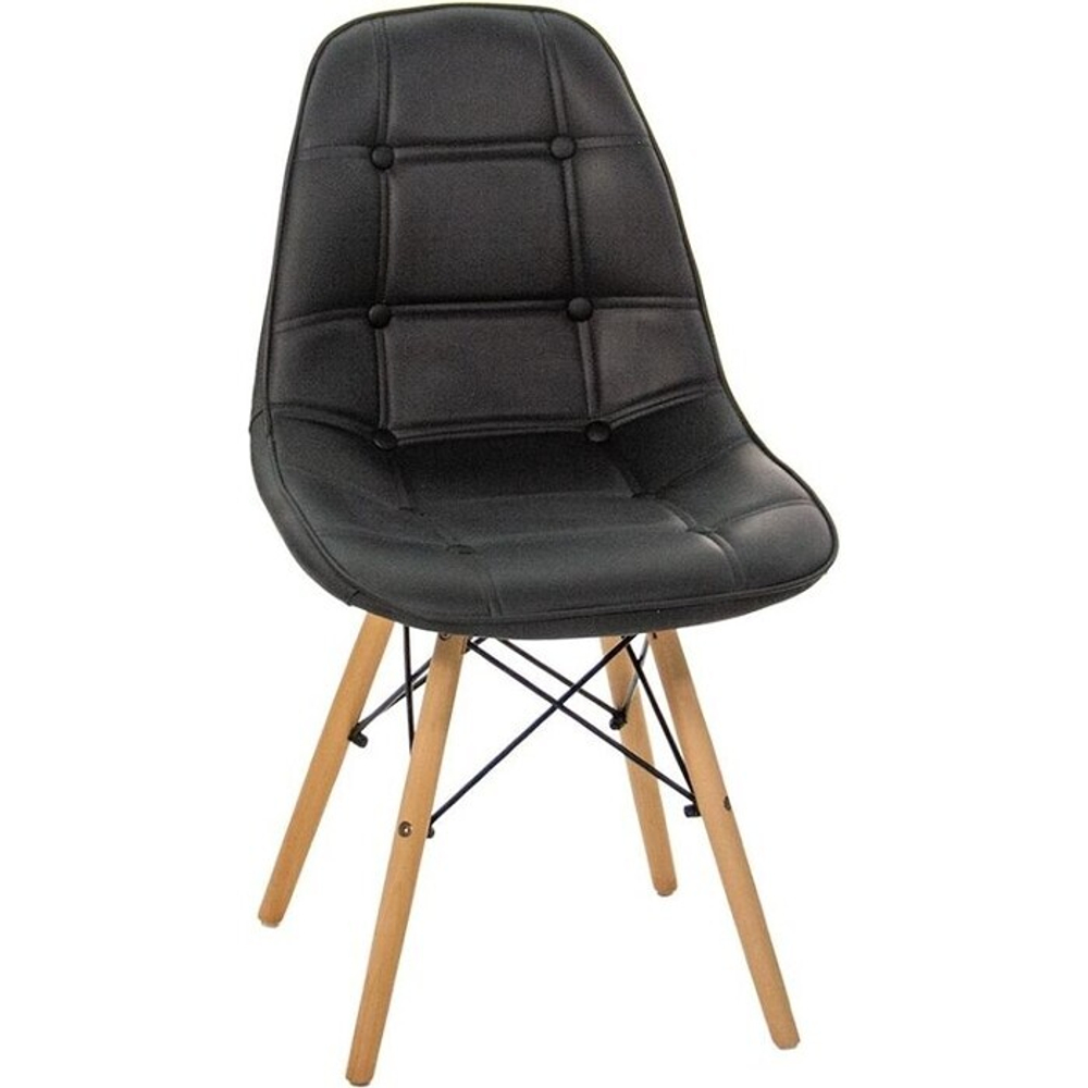Стул  Palermo в стиле Eames черный