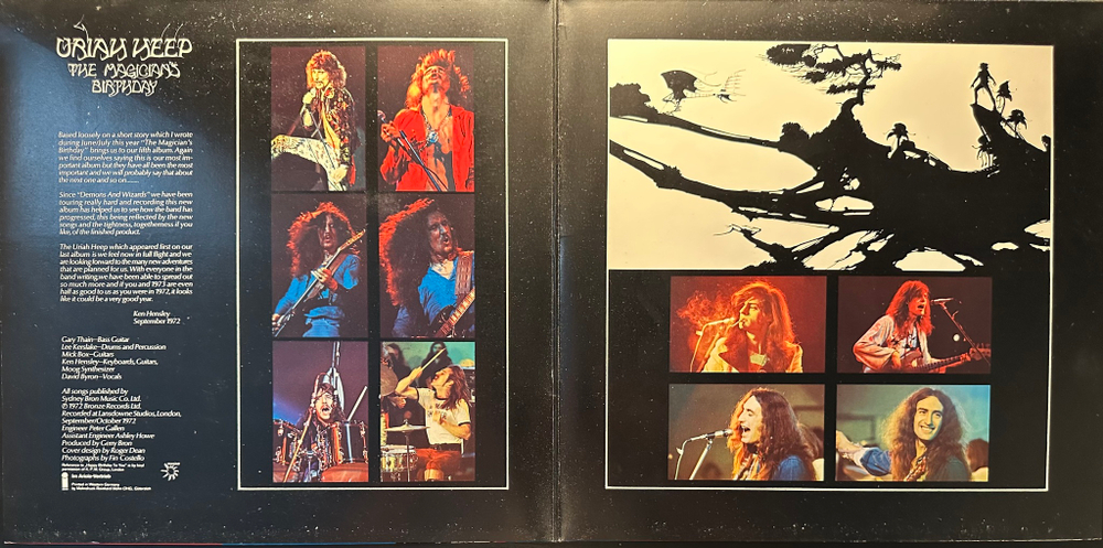 Uriah Heep - The Magician's Birthday (Германия 1972г.)