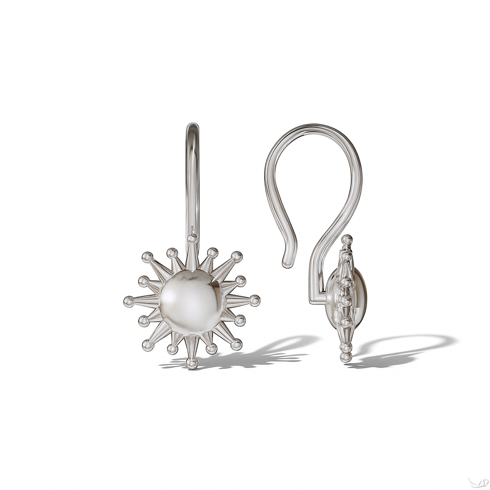 Серьги из серебра 925 пробы