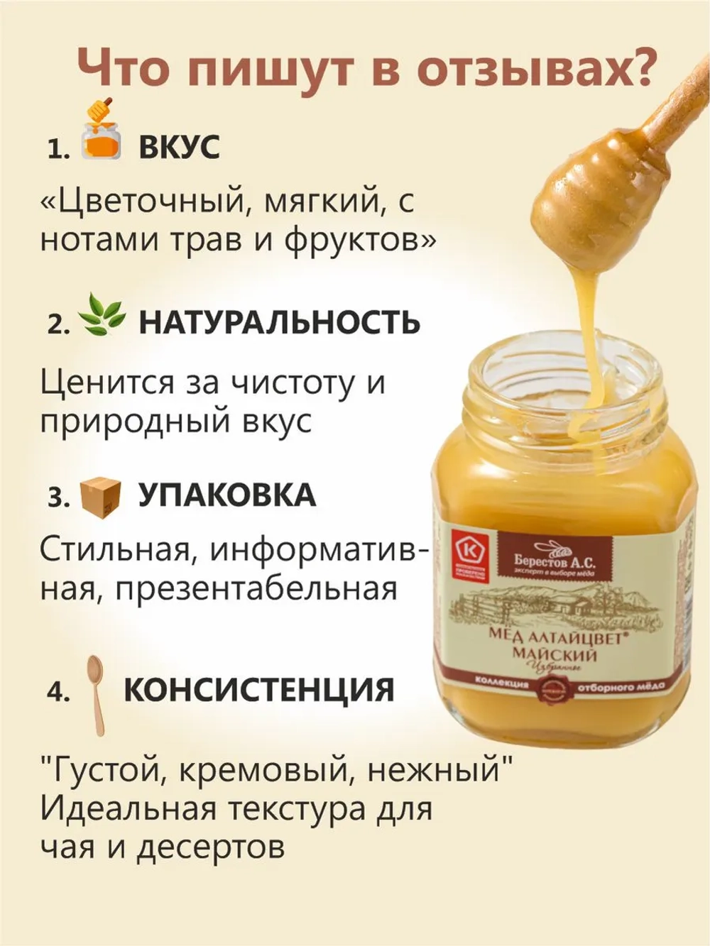 Подарочный набор мёда от Берестов А.С.