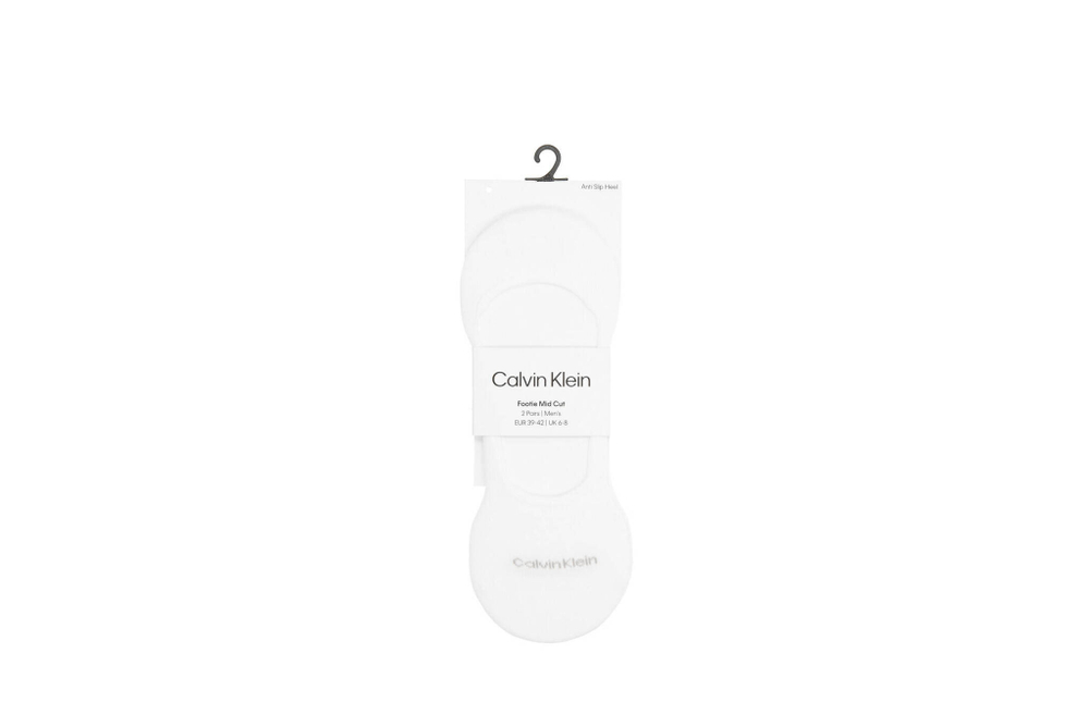 носки/носки-следы 2 пары Calvin Klein - белый(701218708)