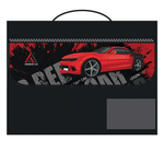 Папка для труда А4 раскладная на липучке "Red car 2023" (Пчелка)