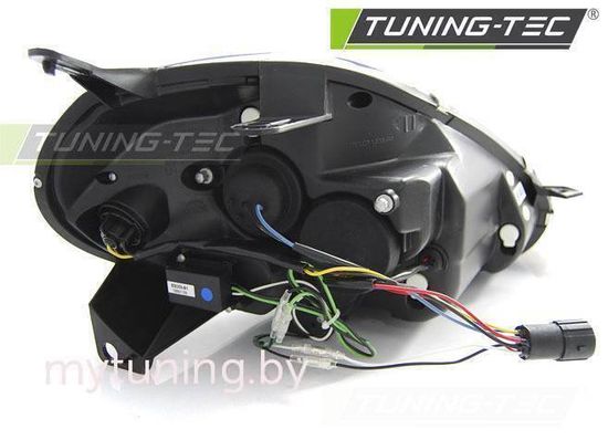 Передние фары Daylight для Fiat Grande Punto (08-09) Chrome