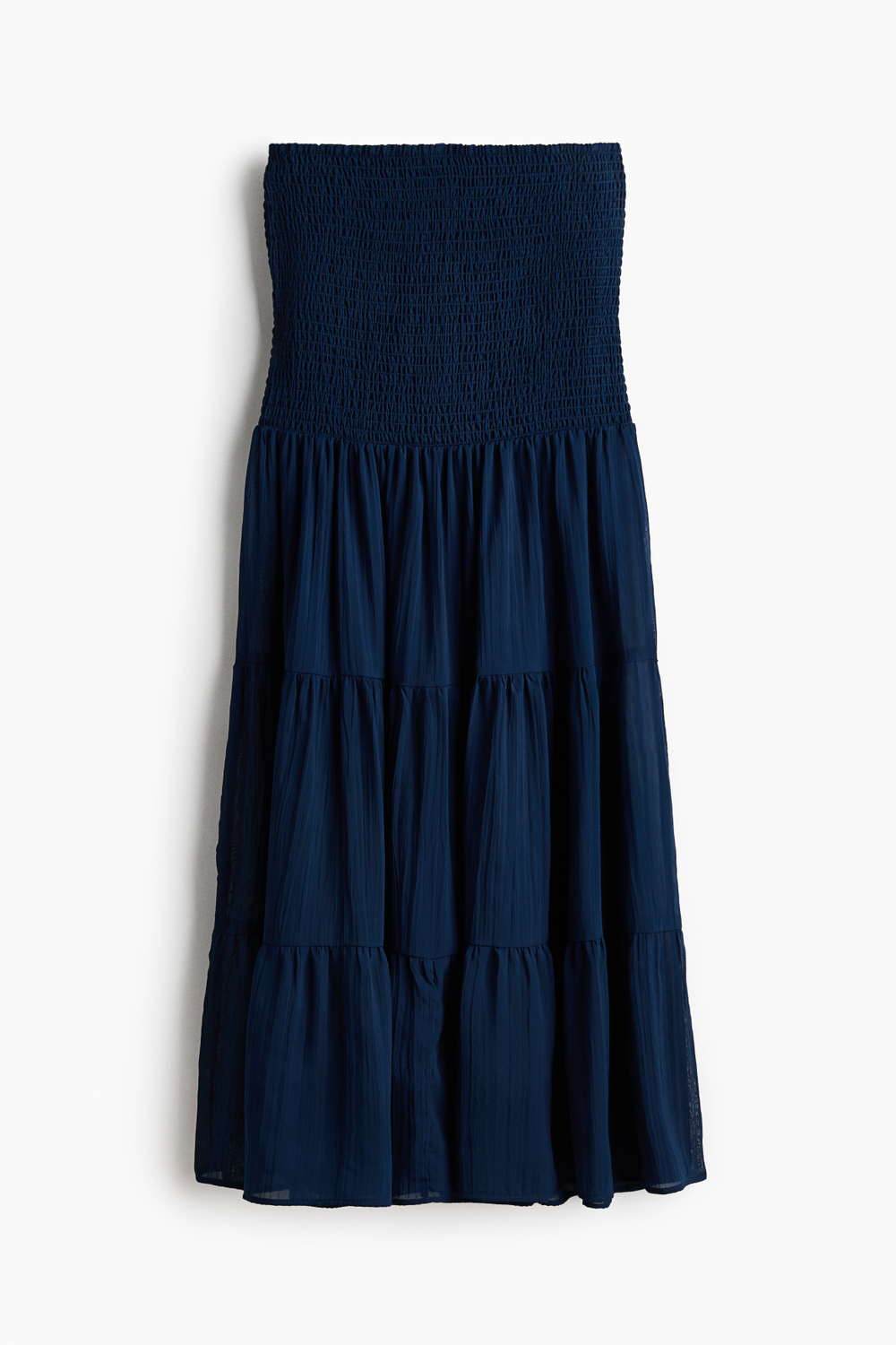 Шифоновая юбка макси со сборками - H&M