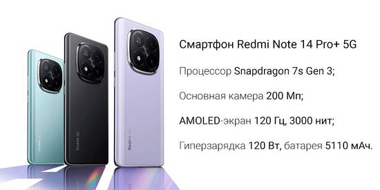 Xiaomi Redmi Note 14 Pro Plus 5G 12/256GB