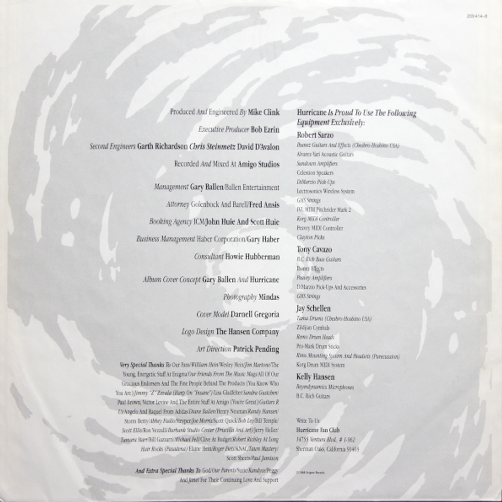 Hurricane / Over The Edge (LP)