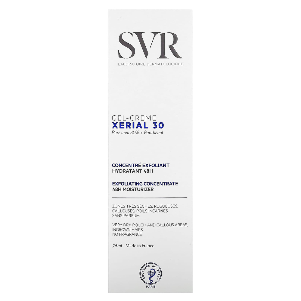SVR, Xerial 30, крем-гель, без отдушек, 75 мл (2,5 жидк. унции)